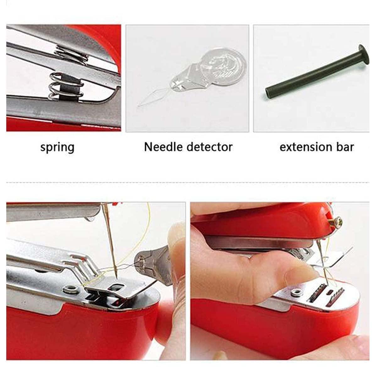 Mini Handheld Portable Sewing Machine – Quick Stitch Tool for Clothes & Fabrics