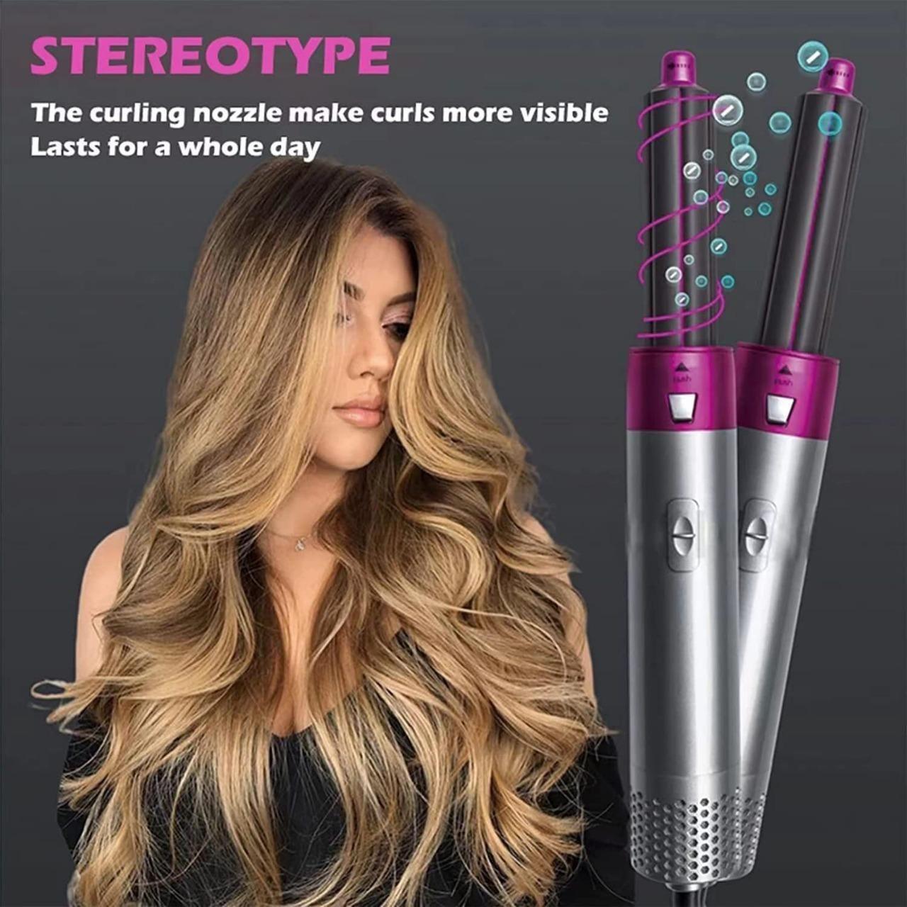 6-in-1 One Step Hair Dryer & Styler Volumizer | Hot Air Brush with Multiple Attachments