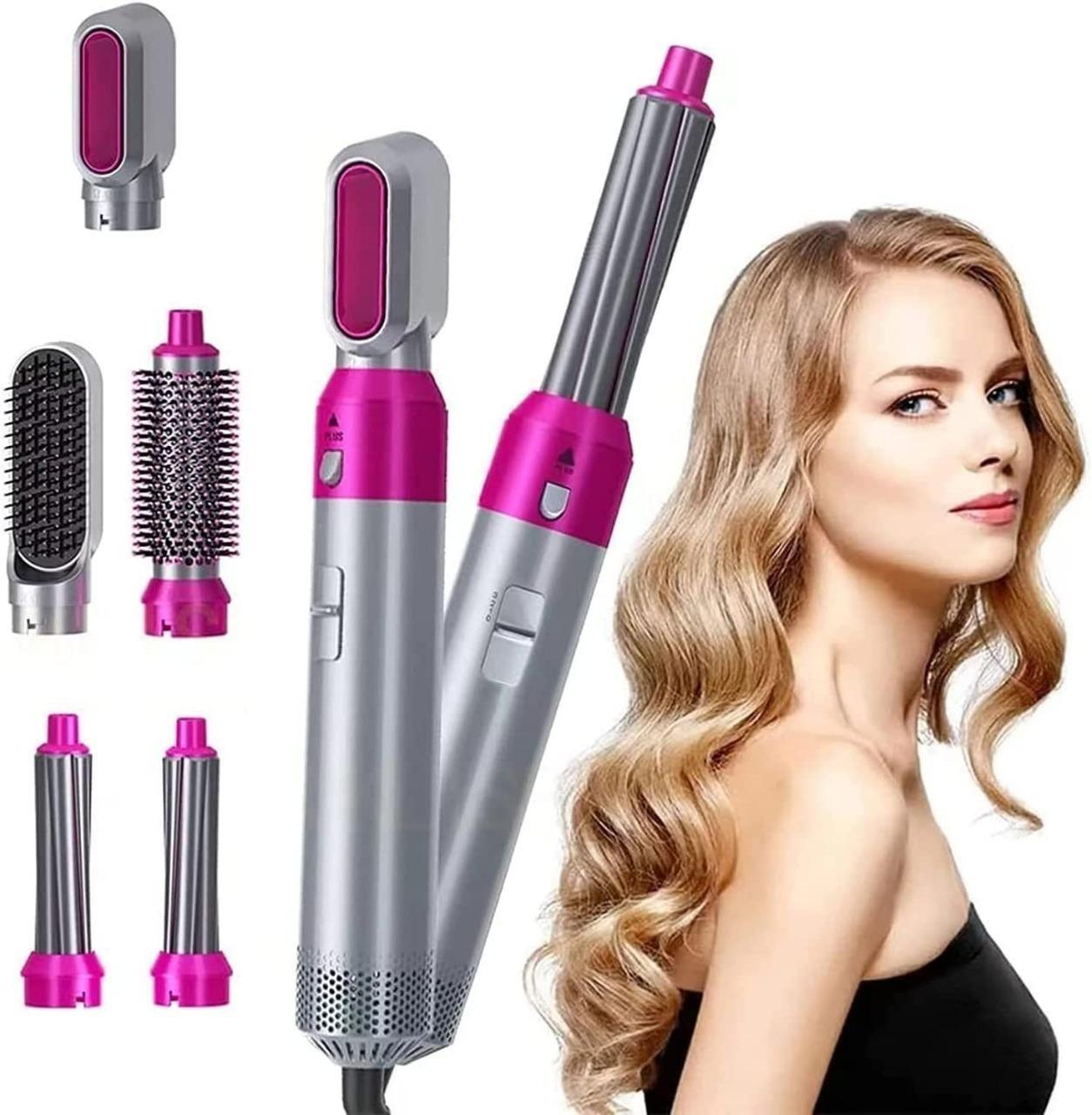6-in-1 One Step Hair Dryer & Styler Volumizer | Hot Air Brush with Multiple Attachments