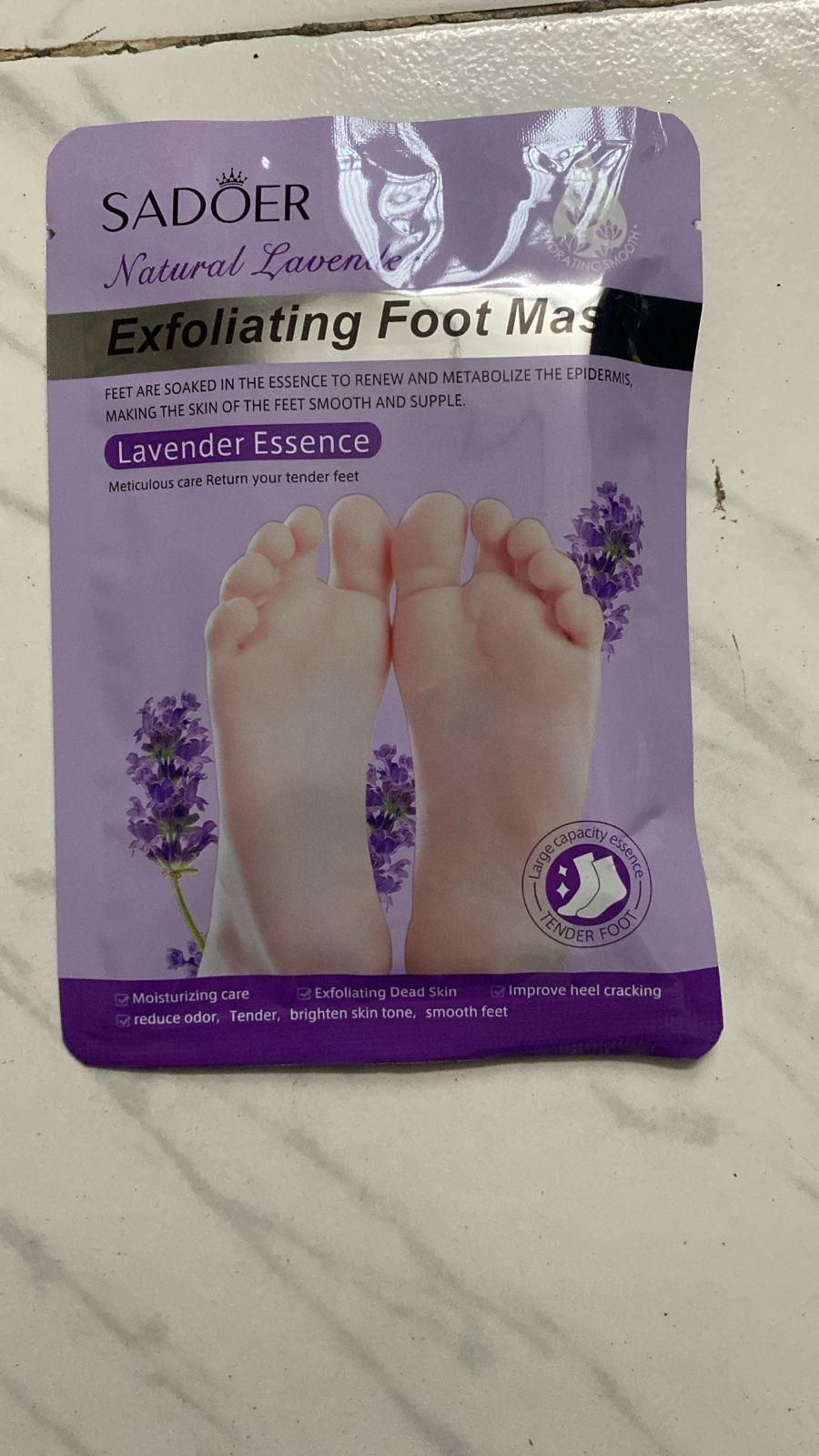 Lavender Exfoliating Foot Mask – Remove Dead Skin, Smooth & Moisturize Feet Customer Reviews