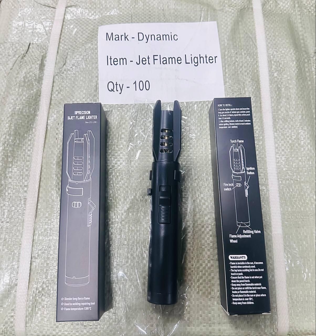 Lightsaber Metal Torch Lighter – Refillable 360° Flame Gun with Safety Lock