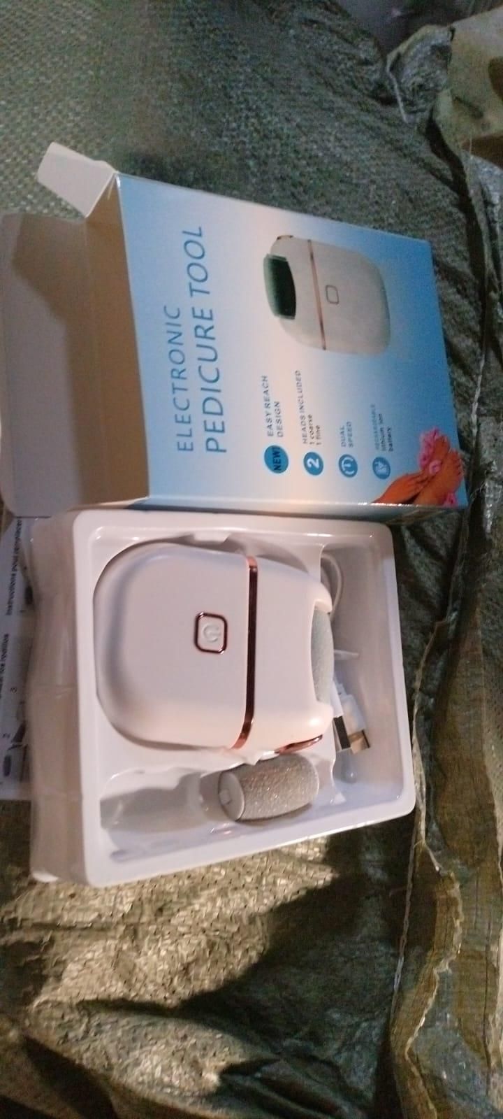 Electronic Pedicure Foot Grinder – Rechargeable Callus Remover & Dead Skin Exfoliator