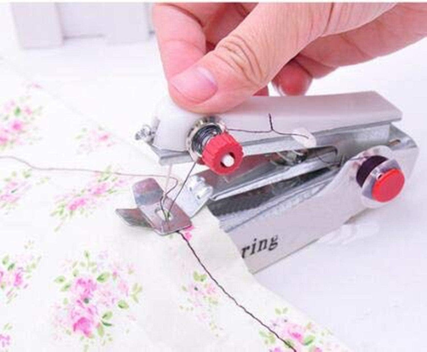 Mini Handheld Portable Sewing Machine – Quick Stitch Tool for Clothes & Fabrics