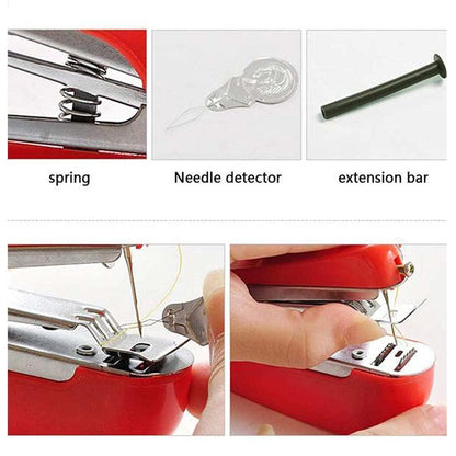 Mini Handheld Portable Sewing Machine – Quick Stitch Tool for Clothes & Fabrics