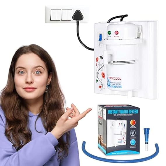 Instant Electric Water Geyser(Random Colours Available)