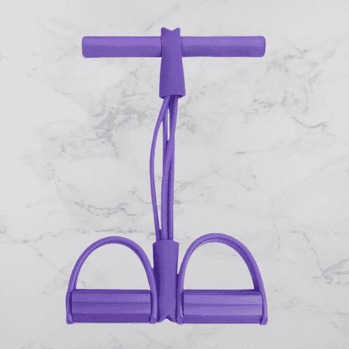 4-in-1 Tummy Trimmer Resistance Band Pedal Puller for Home Workout