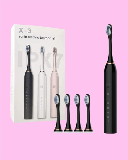 Rechargeable Electric Toothbrush – Sonic Technology for Teeth Whitening & Gum Care (X-3)