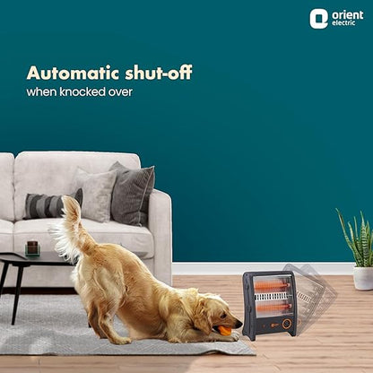 Orient Electric Areva Portable Room Heater | 2000W | Two Heating Modes | Advanced Overheat Protection | Horizontal & Vertical Mount | 1-year replacement warranty by Orient | White