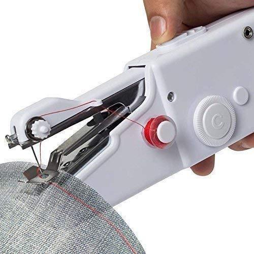Stitch Handheld Cordless Portable Sewing Machine – Mini, Lightweight & Easy to Use (White)