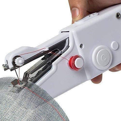 Stitch Handheld Cordless Portable Sewing Machine – Mini, Lightweight & Easy to Use (White)