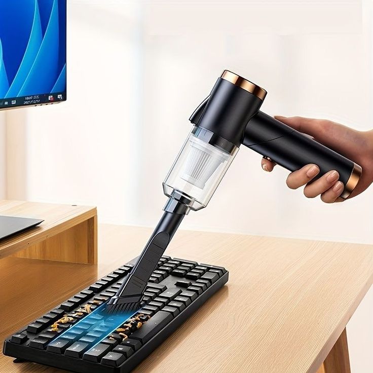 Portable Air Duster & Wireless Vacuum Cleaner